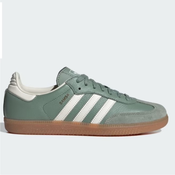 adidas Samba OG Silver Green Gum - Picture 2 of 10